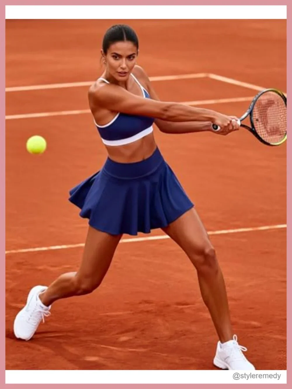 Pleated High Waist Skorts with Pockets - Athletic Tennis Golf Pickleball Skirt